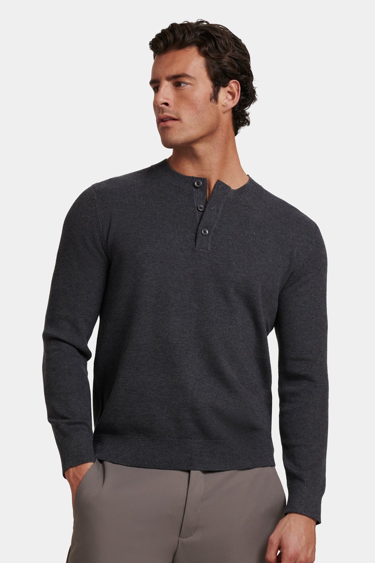 DER BARNA HENLEY-PULLOVER