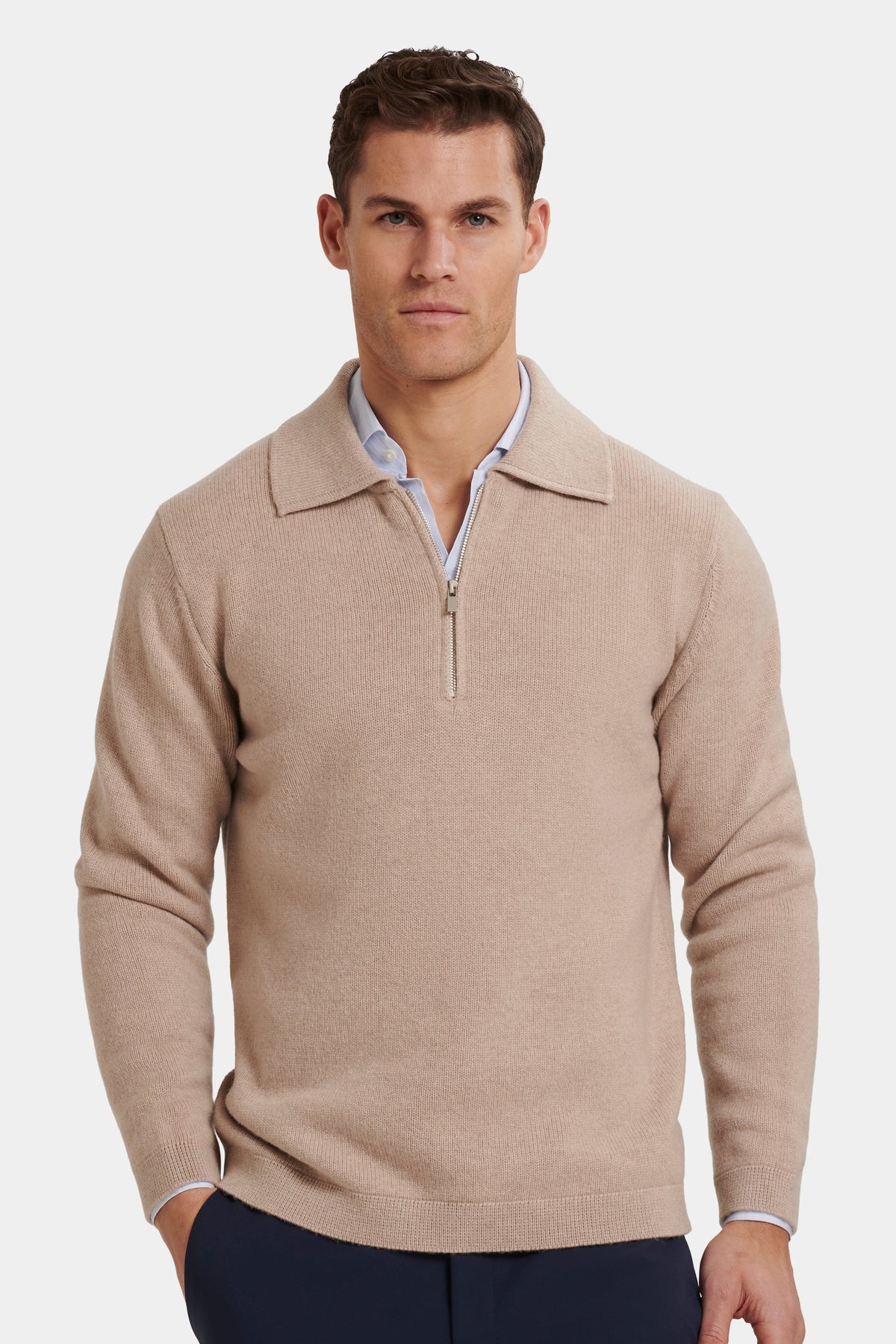 DAS COMPONE POLOSHIRT MIT KURZREISSVERSCHLUSS