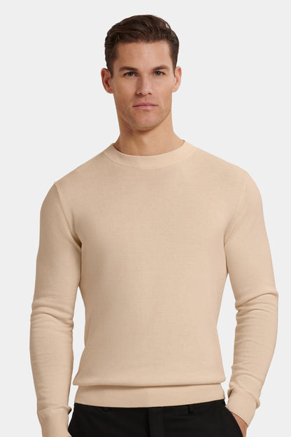 DER SANTONI RUNDHALSPULLOVER