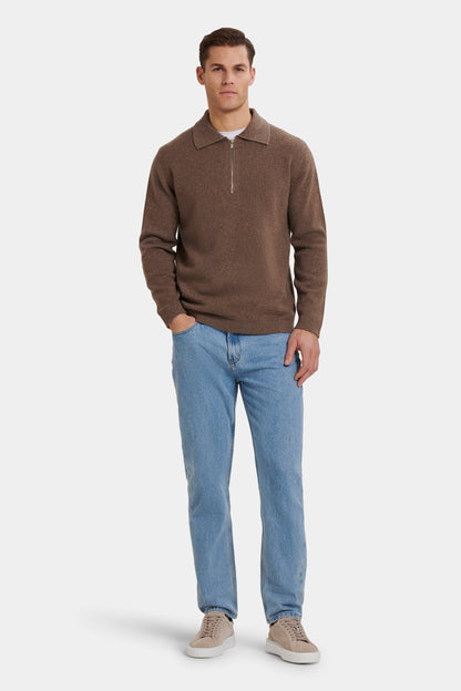 DAS COMPONE POLOSHIRT MIT KURZREISSVERSCHLUSS