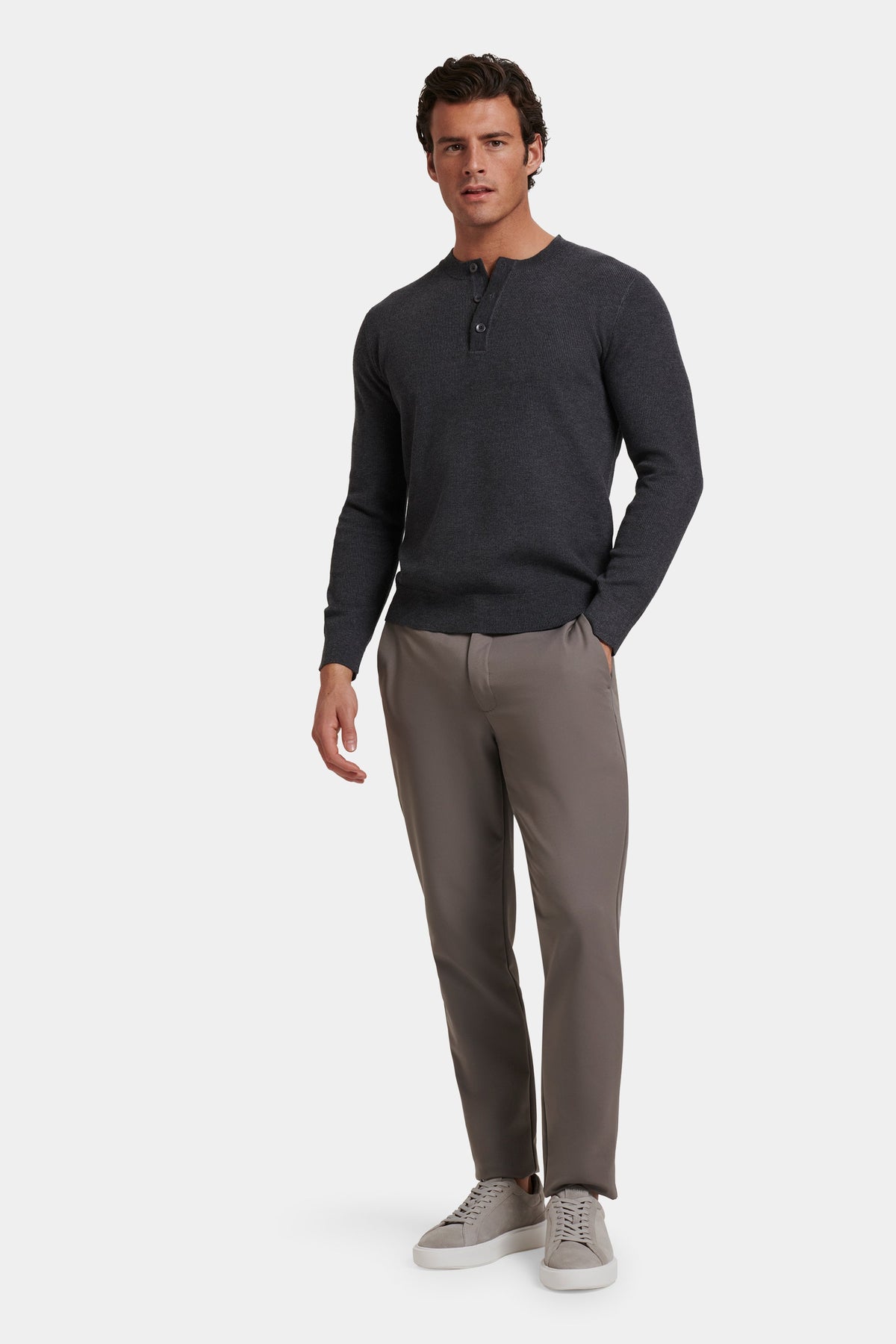 DER BARNA HENLEY-PULLOVER