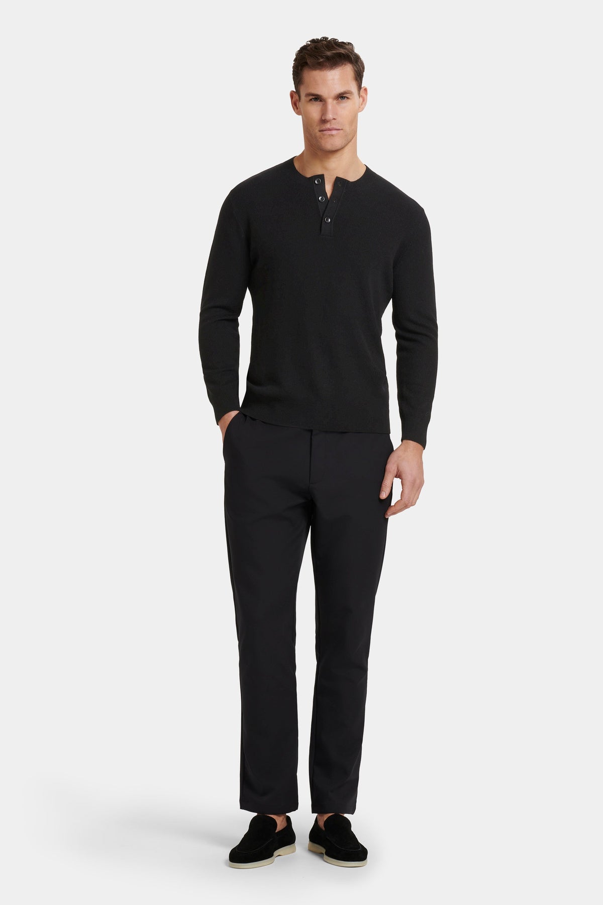 DER BARNA HENLEY-PULLOVER