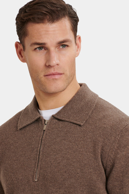 DAS COMPONE POLOSHIRT MIT KURZREISSVERSCHLUSS