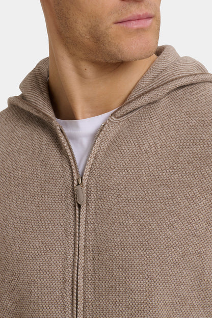 DER FARO HOODIE MIT DURCHGEHENDEM REISSVERSCHLUSS