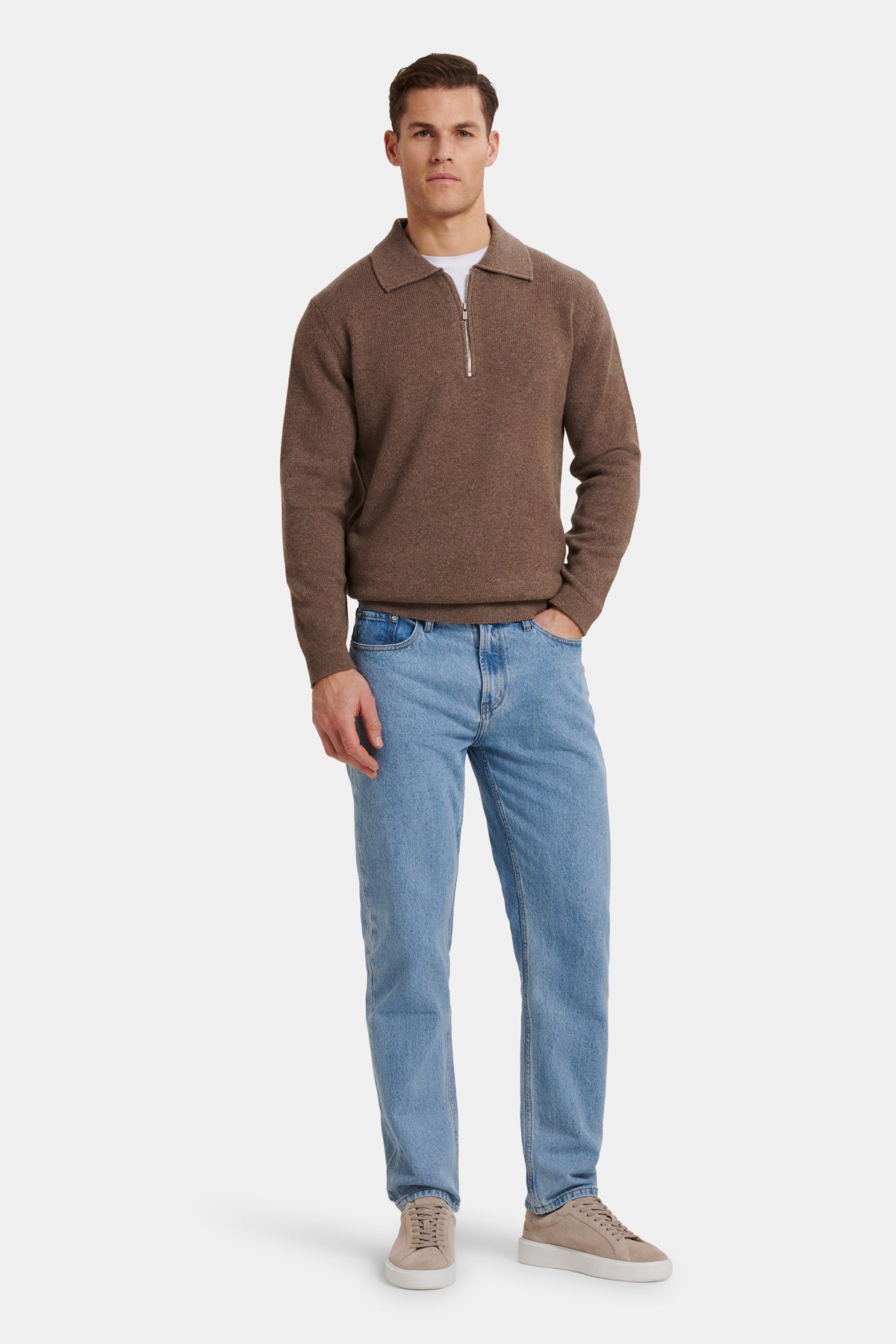 DAS COMPONE POLOSHIRT MIT KURZREISSVERSCHLUSS