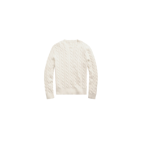 Klassischer RL Baumwollpullover mit Zopfmuster
