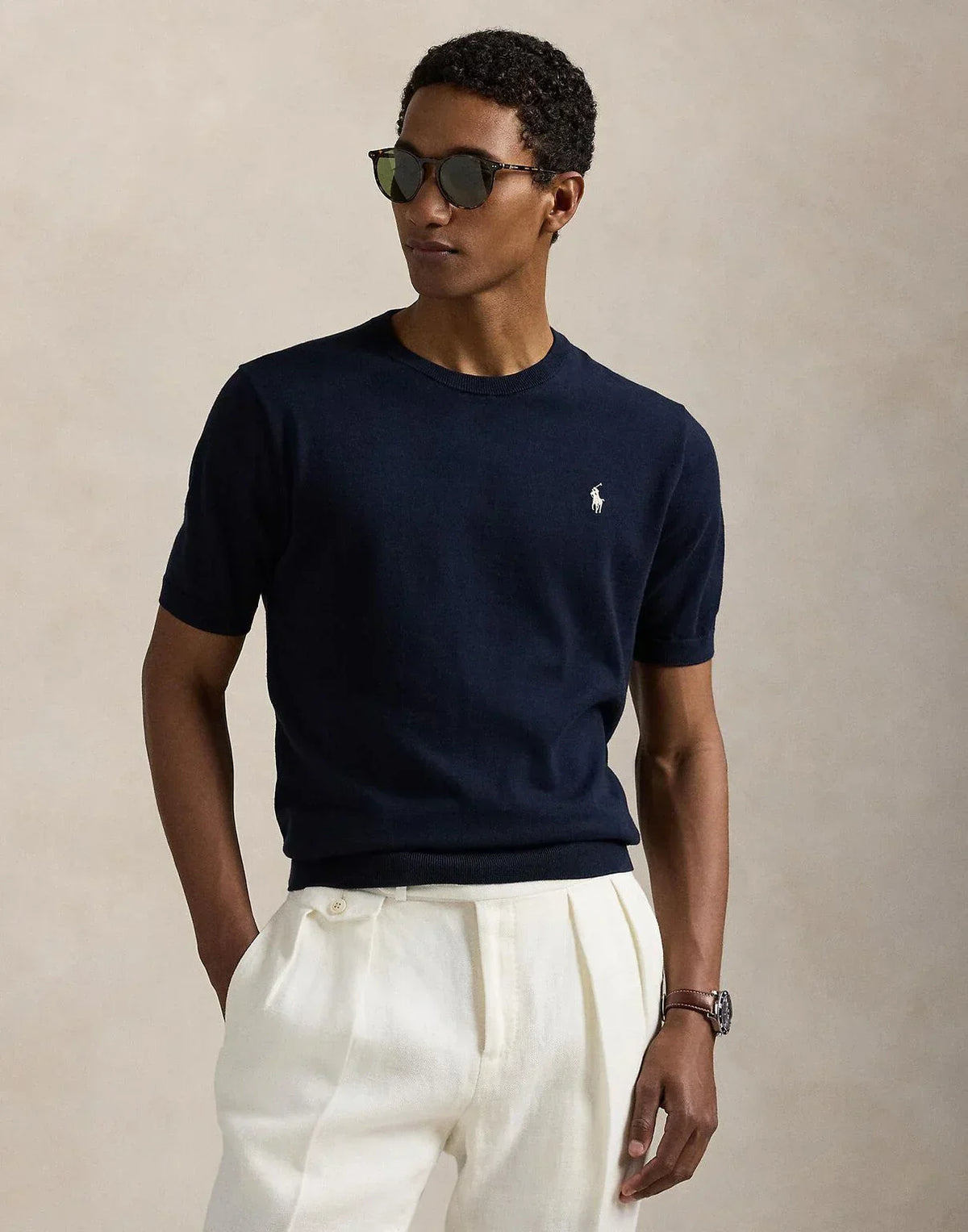 Short-Sleeve Knit Shirt