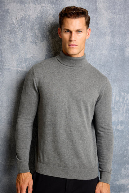 DER SANTONI ROLLKRAGENPULLOVER