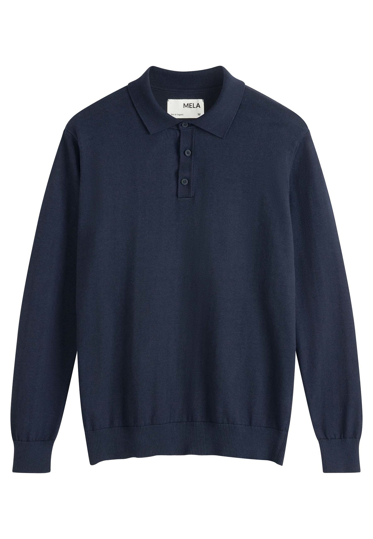 Langarm Strick Poloshirt Style HARISH