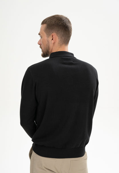 Langarm Strick Poloshirt Style HARISH