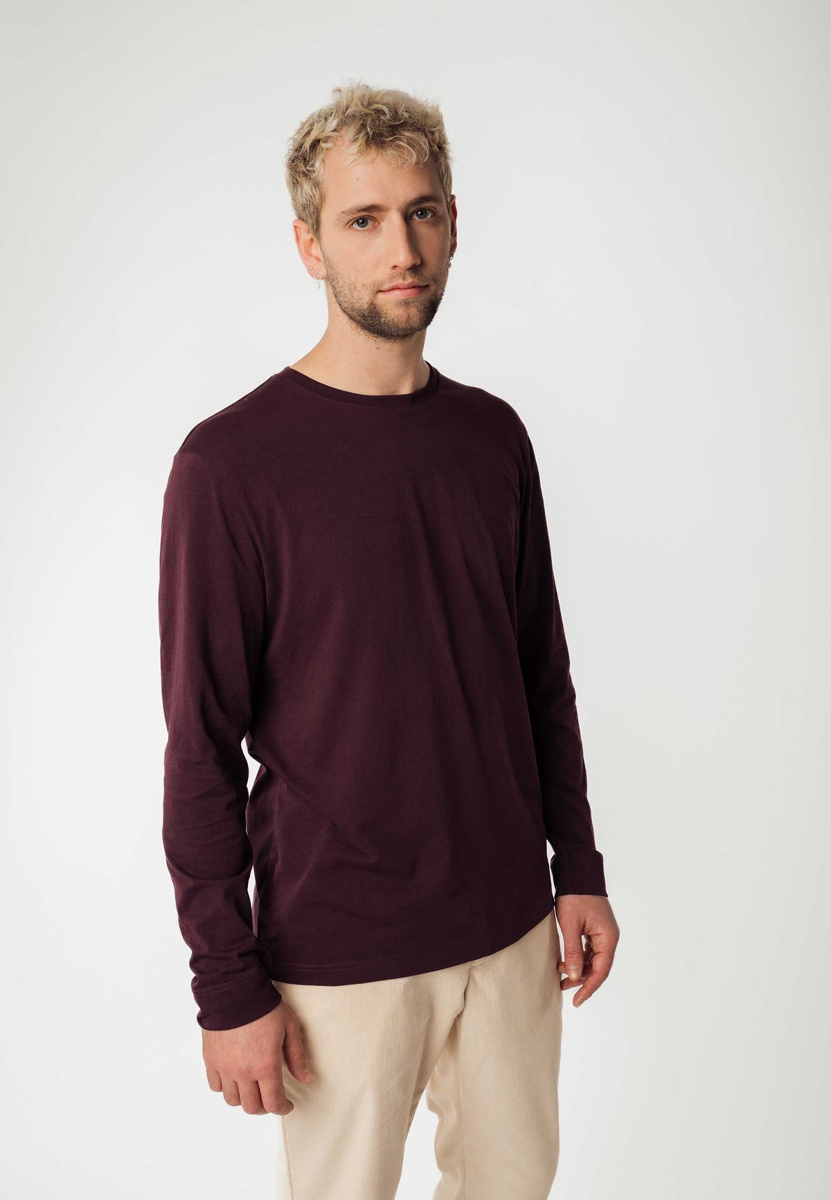 Basic Langarmshirt Style JERIN