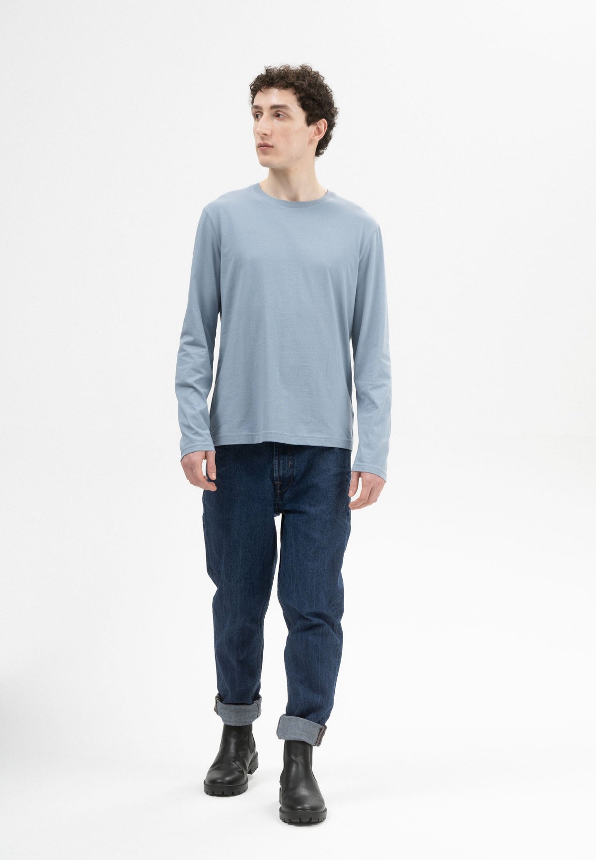 Basic Langarmshirt Style JERIN