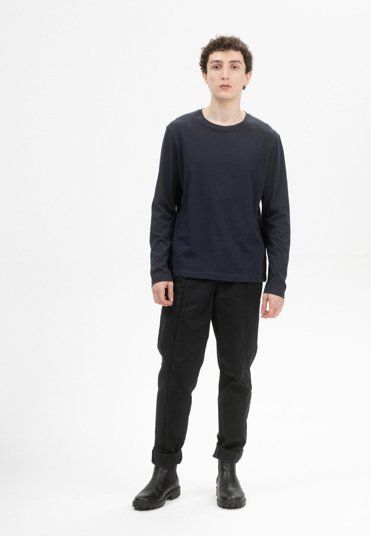 Basic Langarmshirt Style JERIN