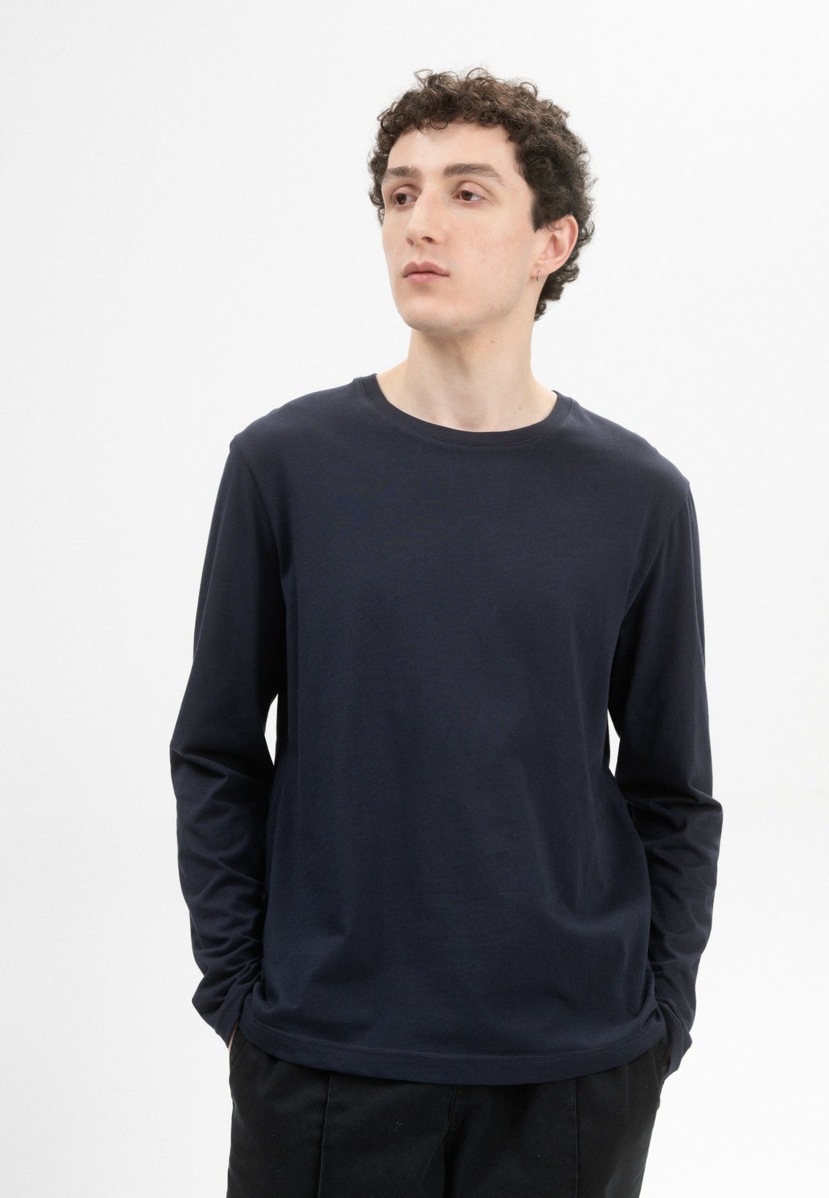 Basic Langarmshirt Style JERIN