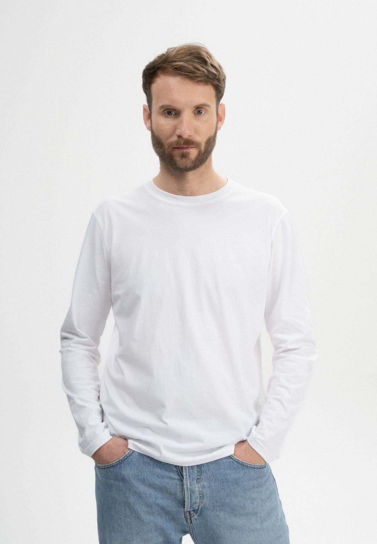 Basic Langarmshirt Style JERIN