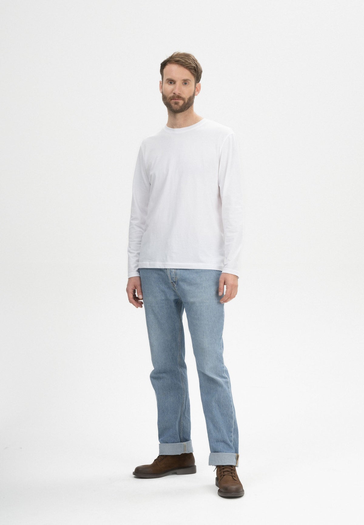 Basic Langarmshirt Style JERIN