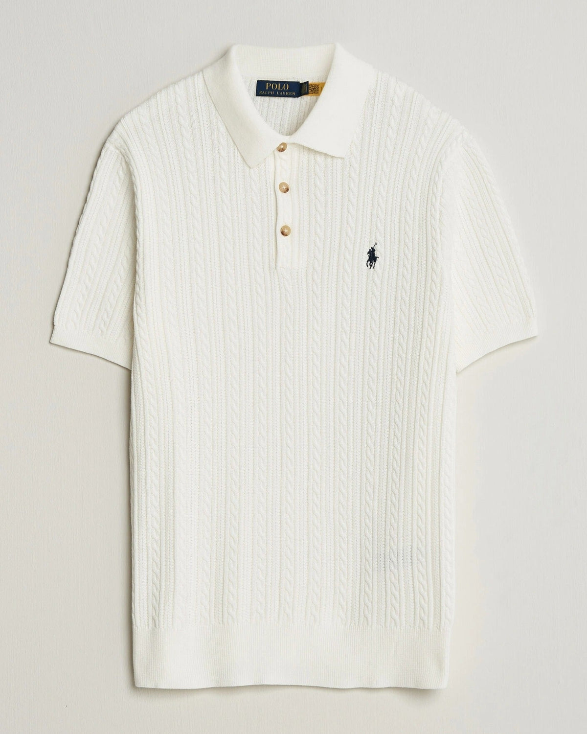 Rustic Heathered Cotton Polo Shirt