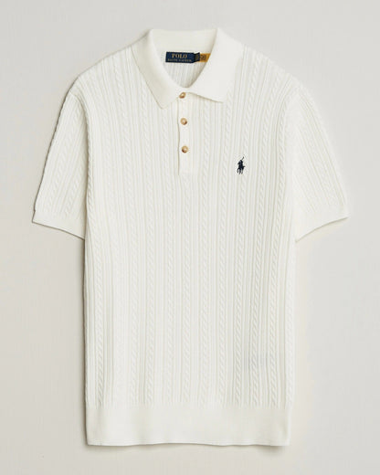Rustic Heathered Cotton Polo Shirt
